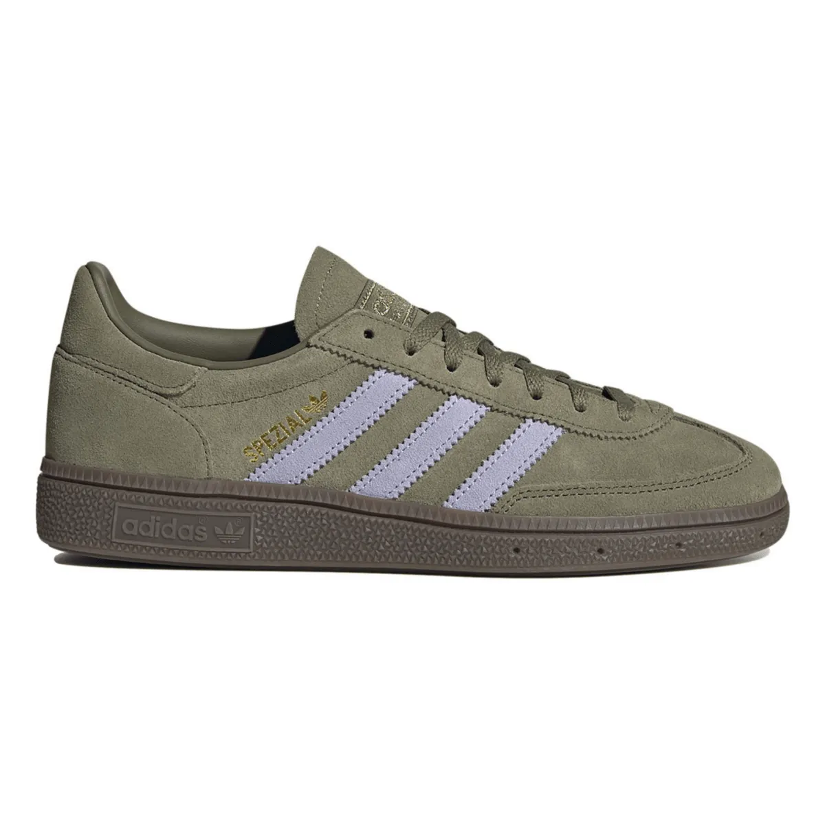 Adidas Women's Handball Spezial Olive/Violet/Gum Adidas Shoes