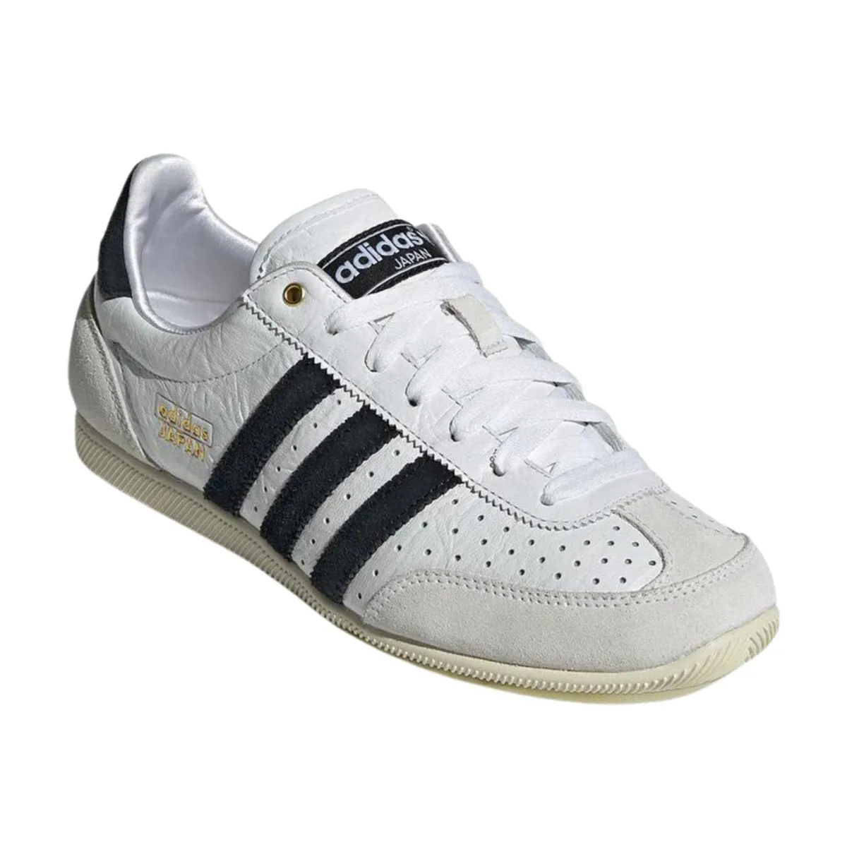 Adidas Women's Japan Cloud White/Core Black/Gold Metallic Adidas Shoes