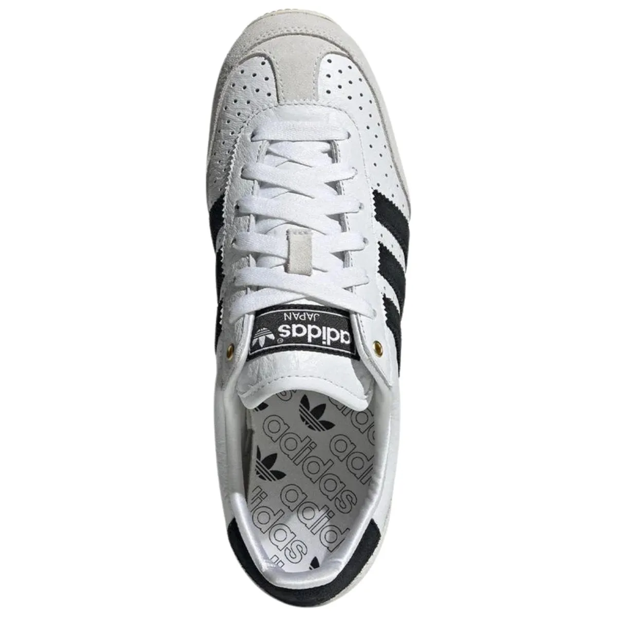 Adidas Women's Japan Cloud White/Core Black/Gold Metallic Adidas Shoes