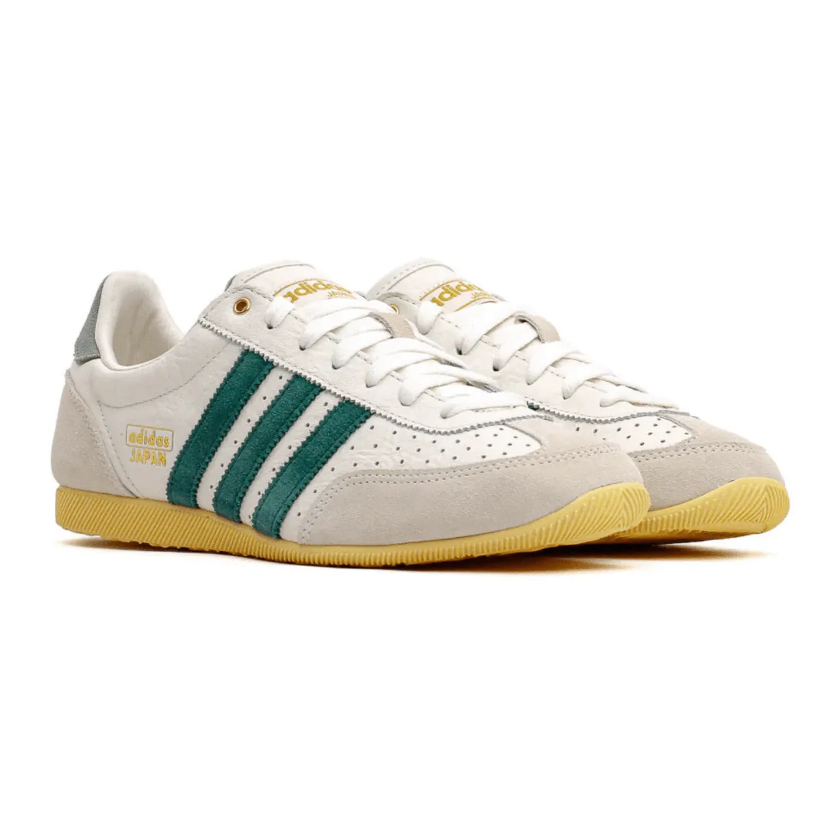 Adidas Women's Japan Off White/Collegiate Green/Orange Tint Adidas Shoes