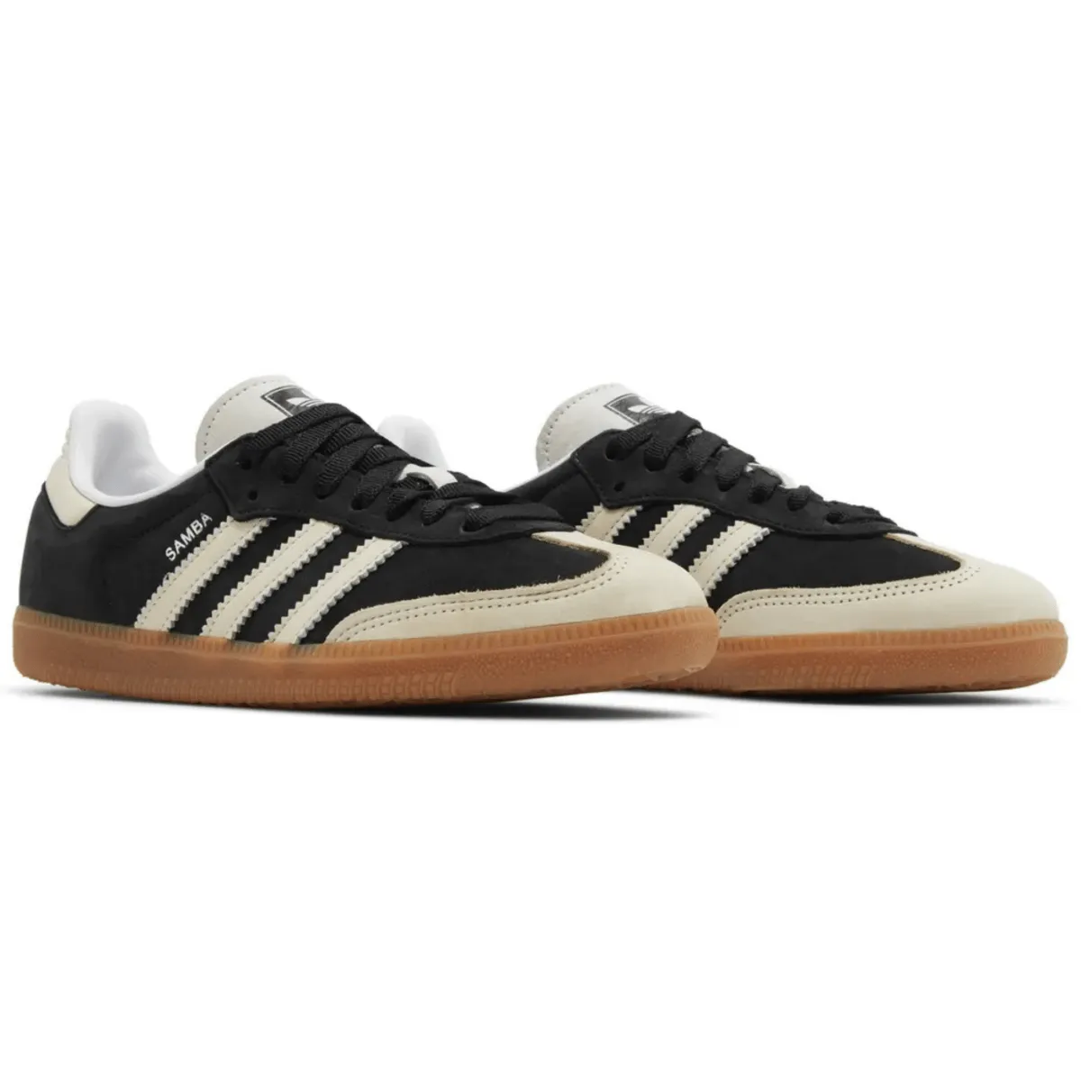 Adidas Women's Samba OG Core Black/Wonder White/Silver Metallic Adidas Shoes