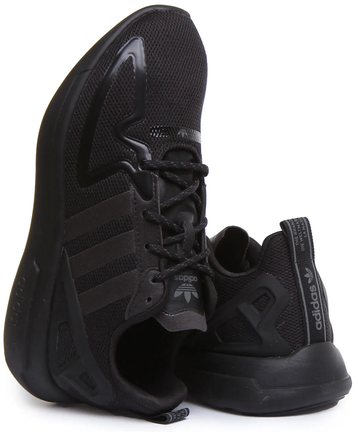 Adidas Zx 2K Flux J In Black For Youth Shoes Adidas