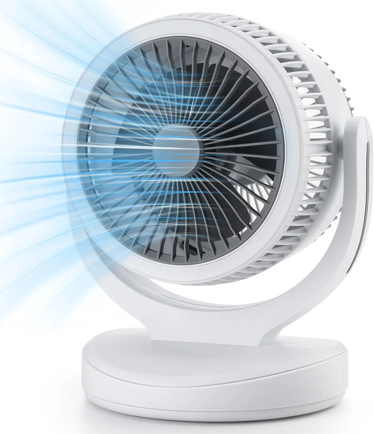 Air Circulation Fan Desktop Quiet Smart Fans for Bedroom, Quiet Table Fan, 360Oscillating Fan, 3Speeds, Powerful Desk Fan for Whole Room Home Office Desktop fan with humidification feature