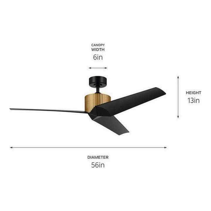 Almere 56" 3-Blade Indoor Ceiling Fan