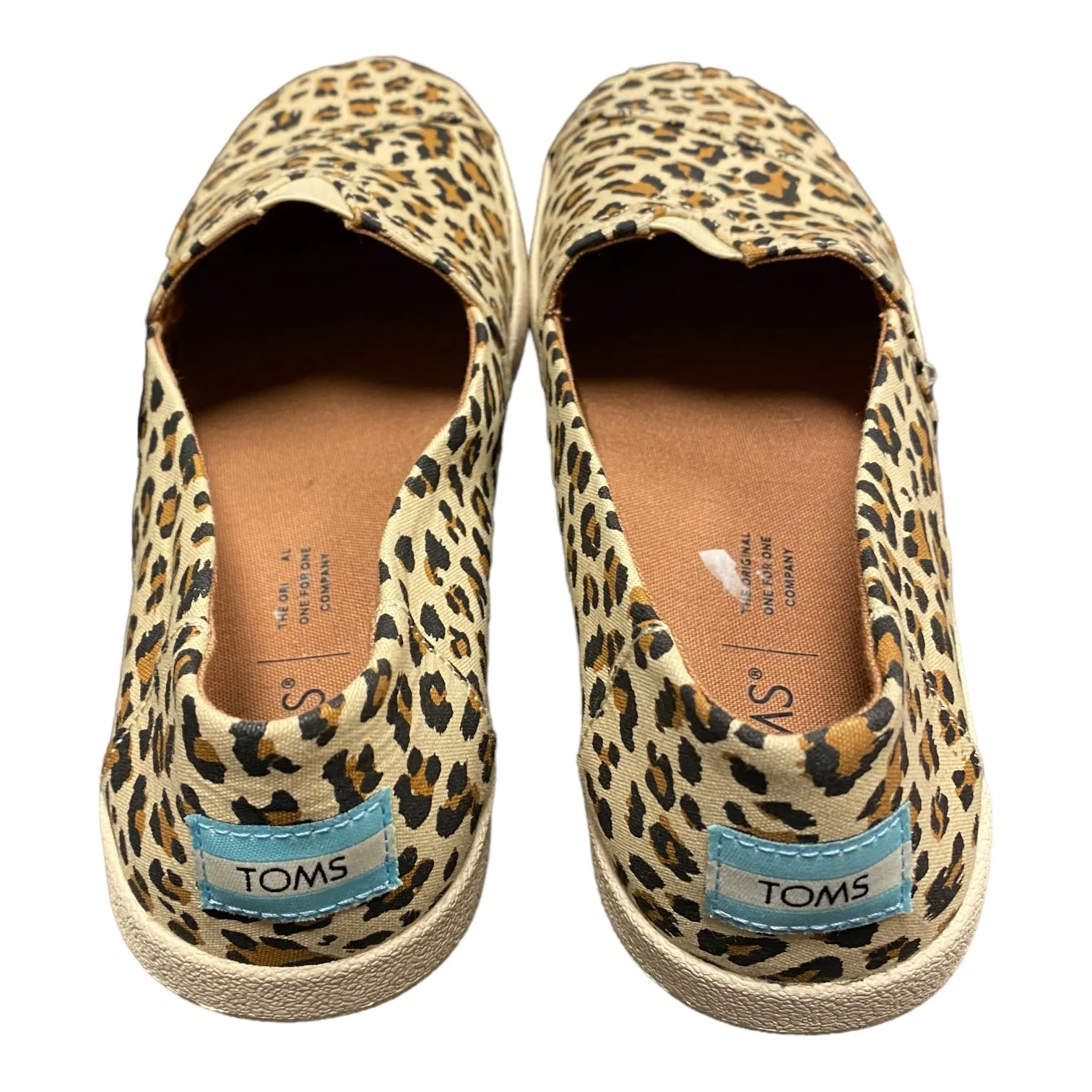 Animal Print Shoes Flats Toms, Size 7.5 toms