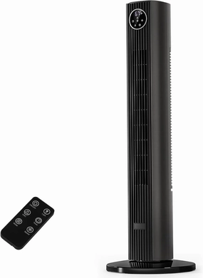 Antarctic Star Tower Fan Portable Floor Fans 85Oscillating Fan Quiet Cooling 12H Timer Remote Control Standing Bladeless Electric 3 Wind Speeds 4 Modes Bedroom Office,35 inch, Grey Small bladeless fan for quiet cooling