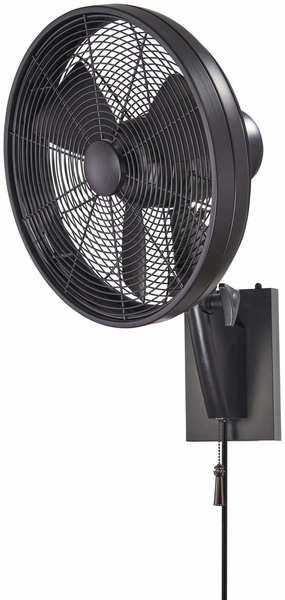 Anywhere 15" Indoor/Outdoor Fan Matte Black compact portable fans for travel and camping