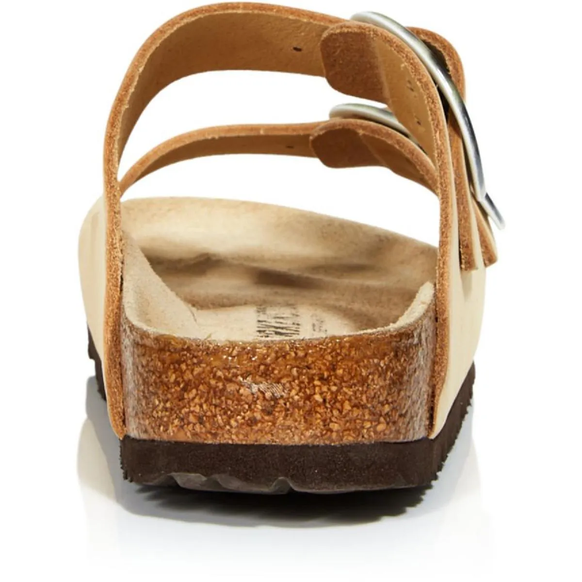 Arizona Big Buckle Womens Nubuck Slip On Slide Sandals