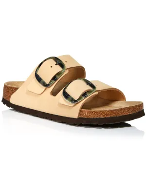 Arizona Big Buckle Womens Nubuck Slip On Slide Sandals