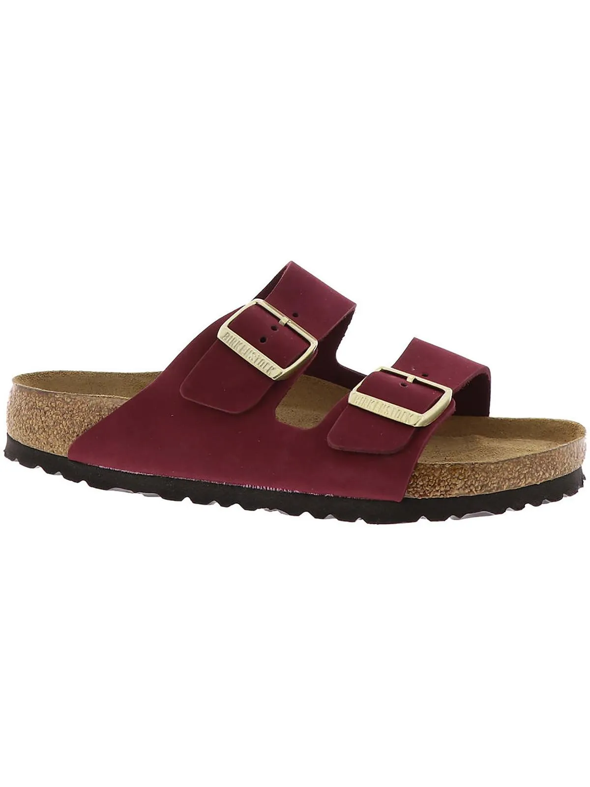 Arizona BS Womens Leather Buckle Footbed Sandals