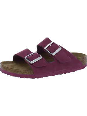Arizona BS Womens Leather Cork Slide Sandals