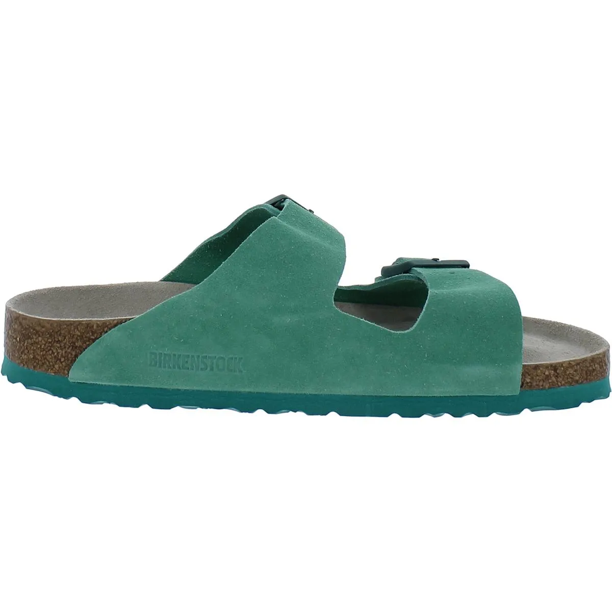 Arizona BS Womens Suede Buckle Slide Sandals