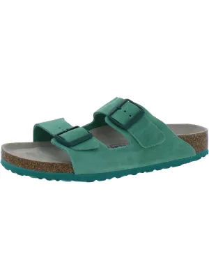 Arizona BS Womens Suede Buckle Slide Sandals