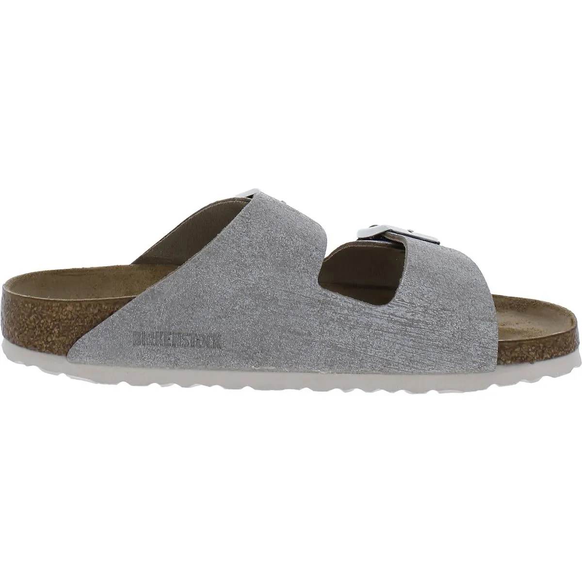 Arizona BS Womens Suede Metallic Slide Sandals