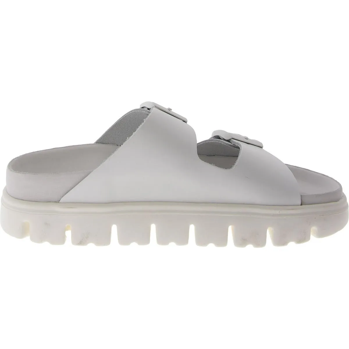 ARIZONA PAP CHUNKY Womens Leather Slip On Slide Sandals