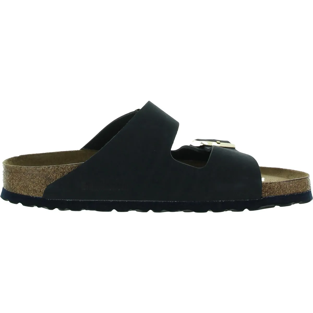 Arizona Womens Leather Buckle Slip-On Shoes