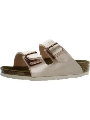 Arizona Womens Metallic Lightweight Slide Sandals