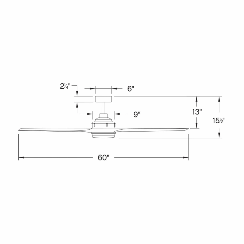 Artiste 60" LED Smart Fan