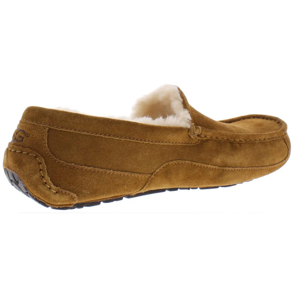 Ascot Mens Suede Shearling Moccasin Slippers Hey Dude Shoes