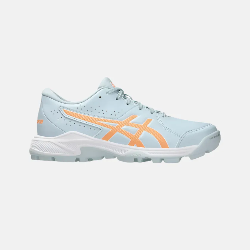 Asics GEL-PEAKE 2 GS Kids Cricket Shoes -Cool Grey/Bright Sunstone Asics Shoes