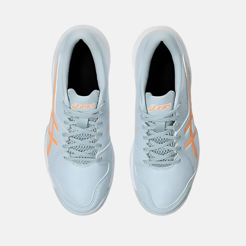 Asics GEL-PEAKE 2 GS Kids Cricket Shoes -Cool Grey/Bright Sunstone Asics Shoes