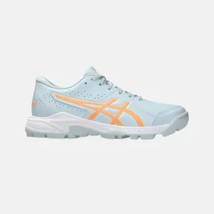Asics GEL-PEAKE 2 GS Kids Cricket Shoes -Cool Grey/Bright Sunstone Asics Shoes