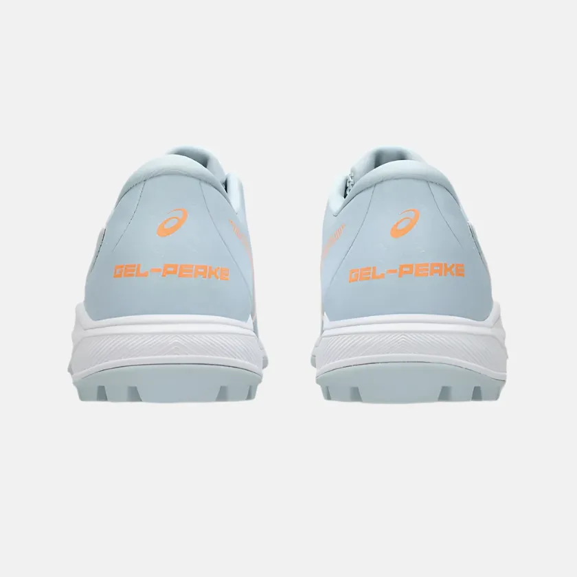 Asics GEL-PEAKE 2 GS Kids Cricket Shoes -Cool Grey/Bright Sunstone Asics Shoes