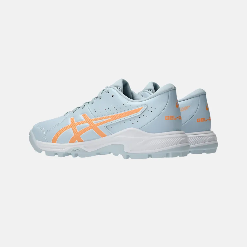 Asics GEL-PEAKE 2 GS Kids Cricket Shoes -Cool Grey/Bright Sunstone Asics Shoes