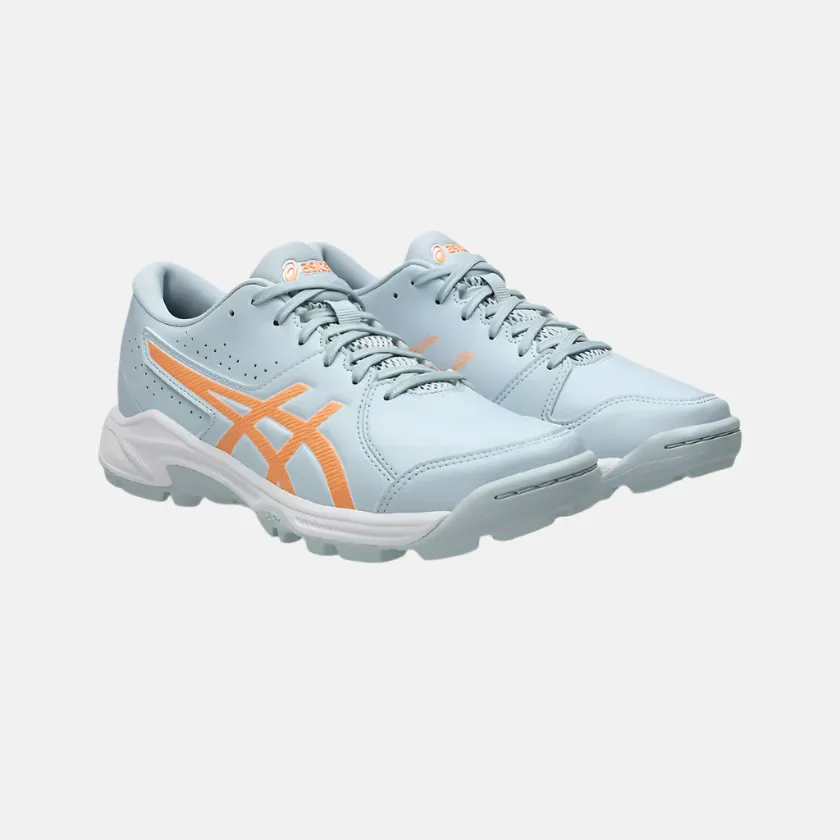 Asics GEL-PEAKE 2 GS Kids Cricket Shoes -Cool Grey/Bright Sunstone Asics Shoes