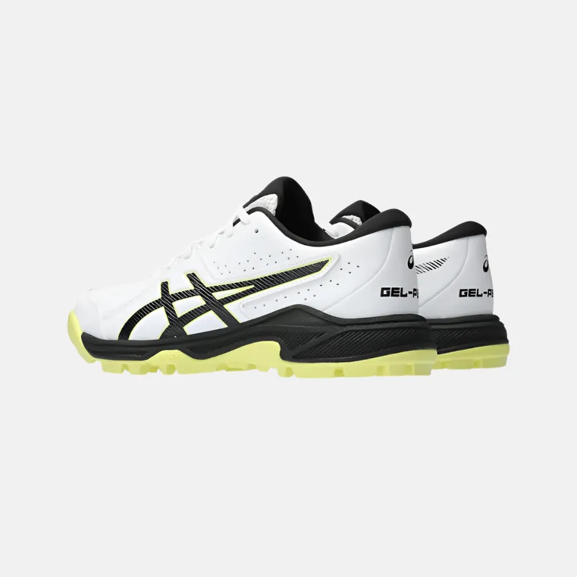 Asics GEL-PEAKE 2 GS Kids Cricket Shoes -White/Glow Yellow Asics Shoes