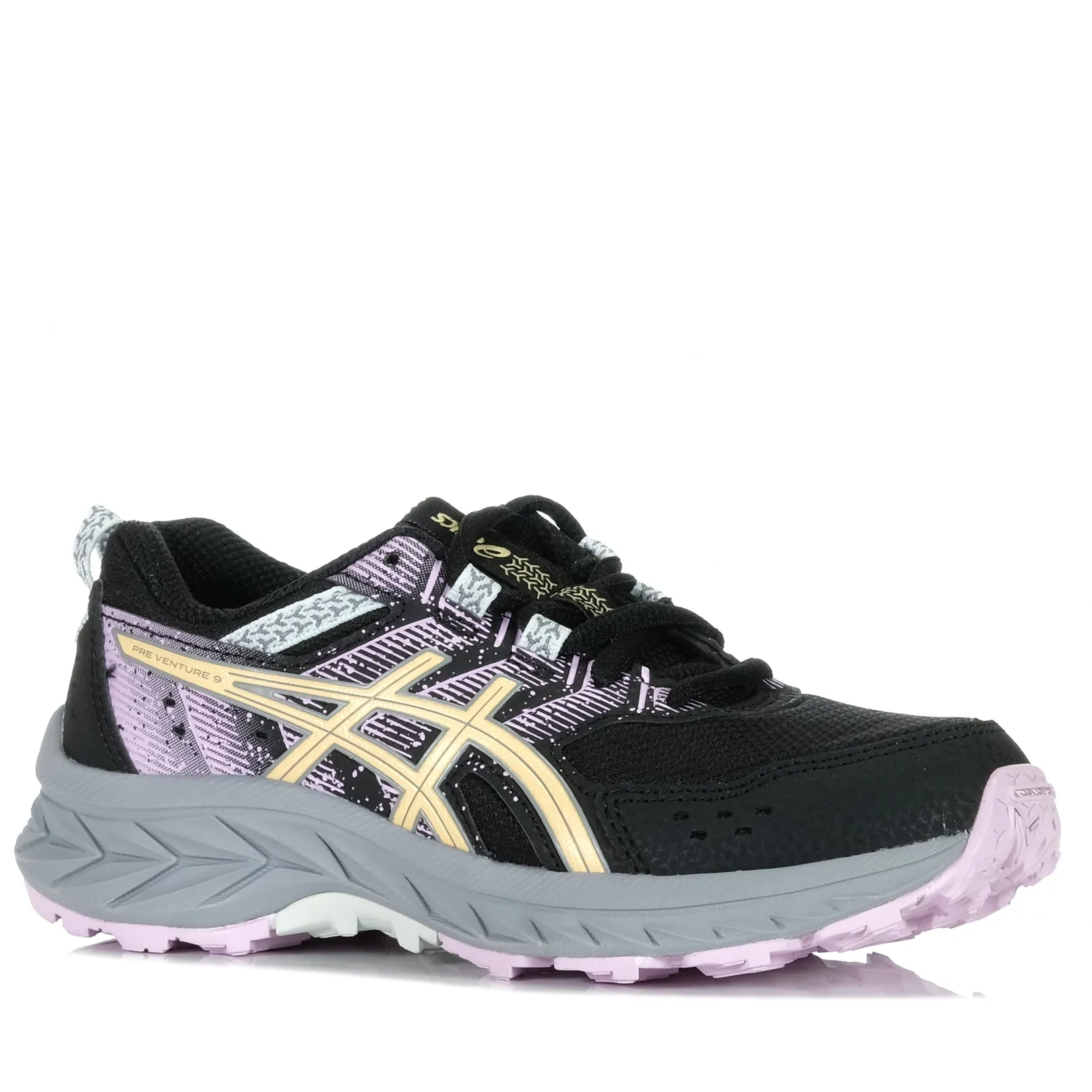 Asics Gel-Venture 9 GS Black/Light Orange Shoes_Asics