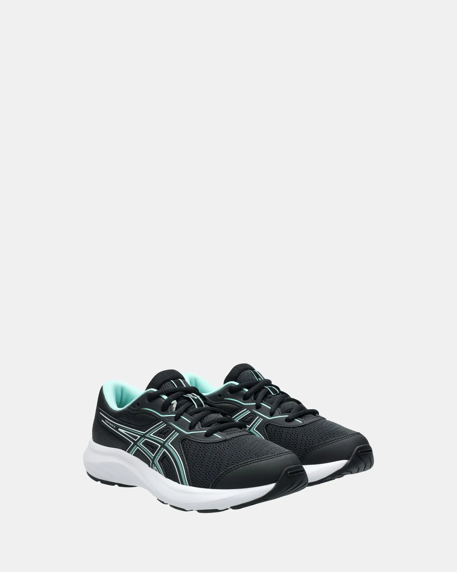 Asics Kids' Shoes Contend 9 Gs G Black/Illuminate Mint