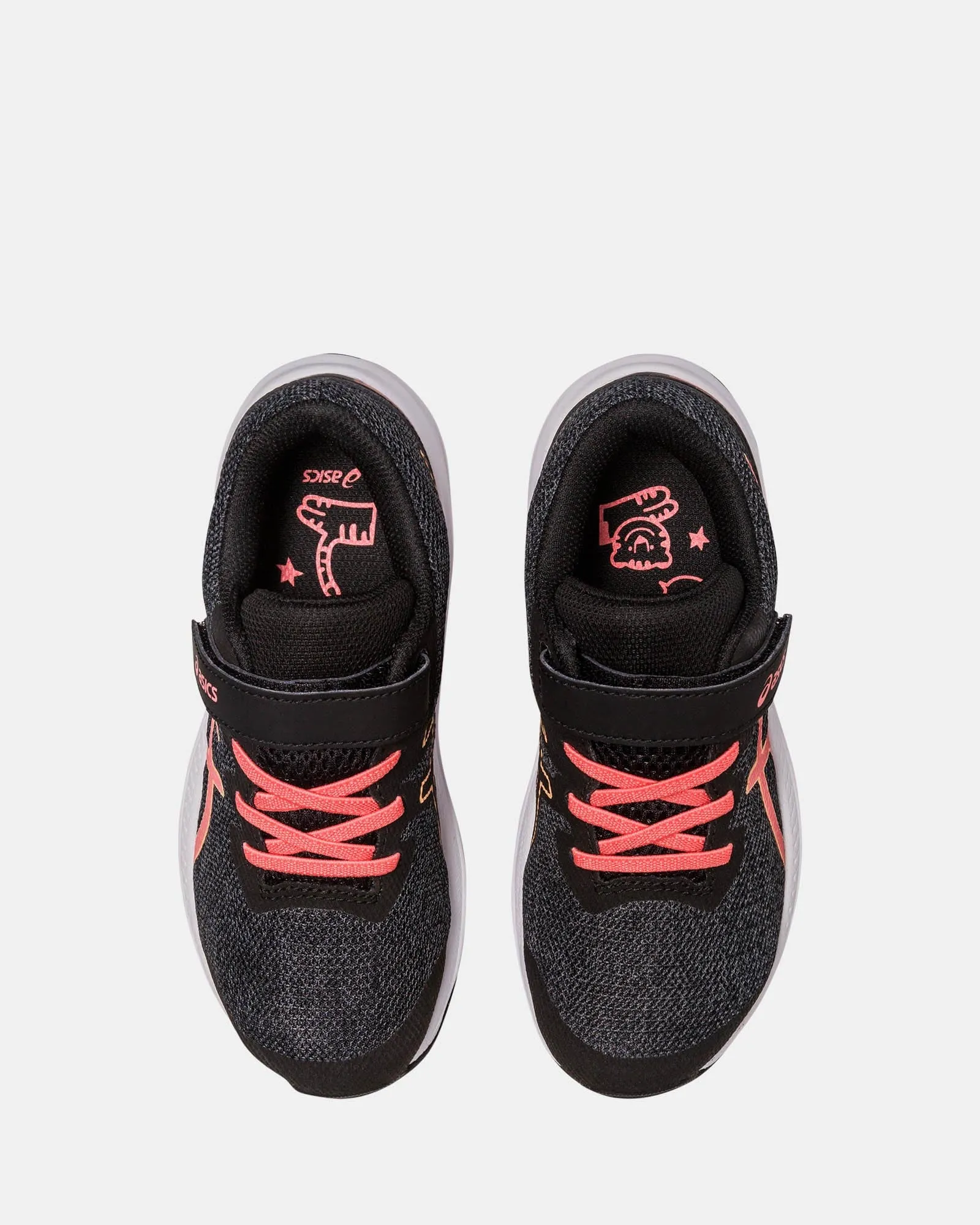 Asics Kids' Shoes GT-1000 11 Pre-School Black/Papaya