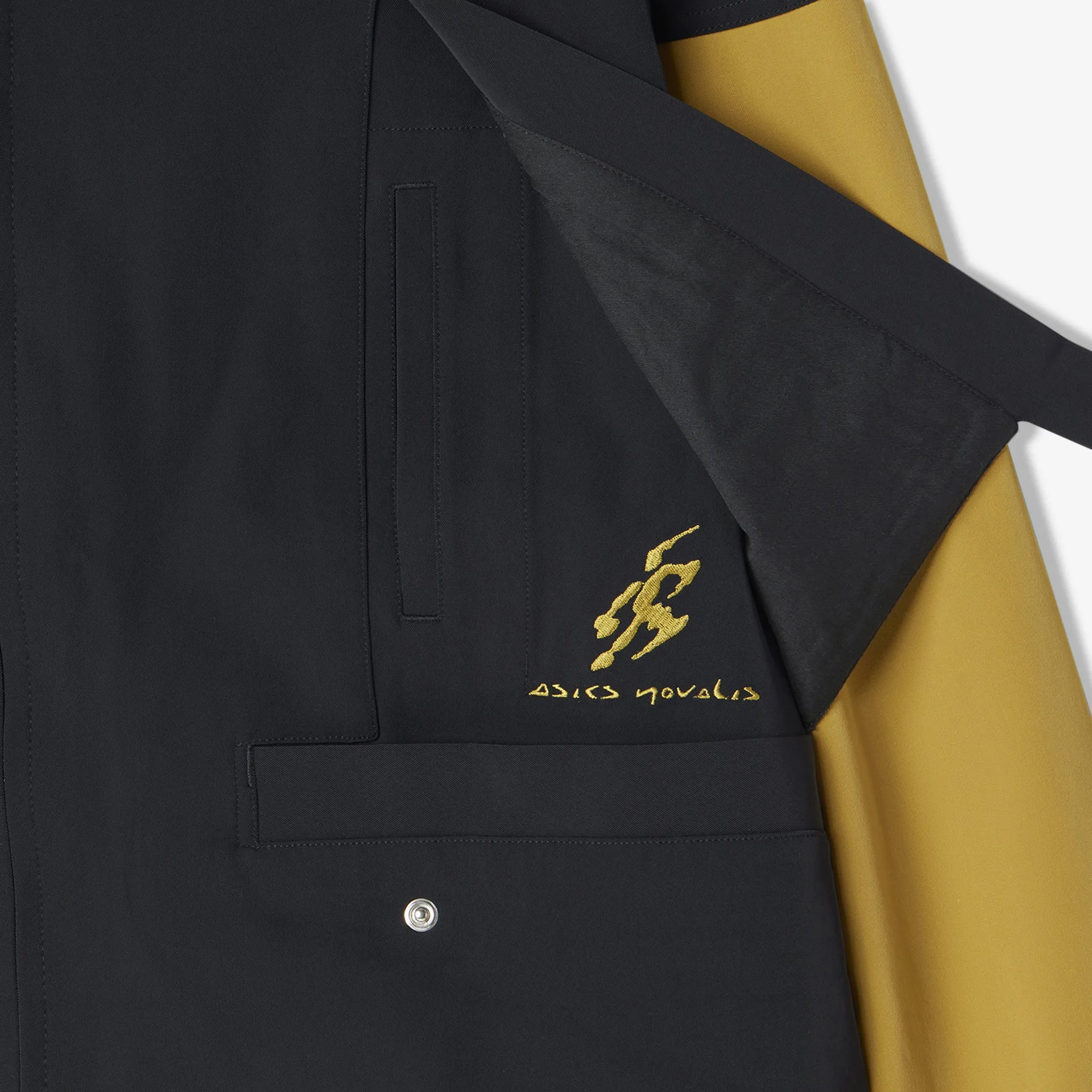 ASICS NOVALIS Liatrisory Bomber Jacket Obsidian Black | Medallion Yellow Asics Shoes