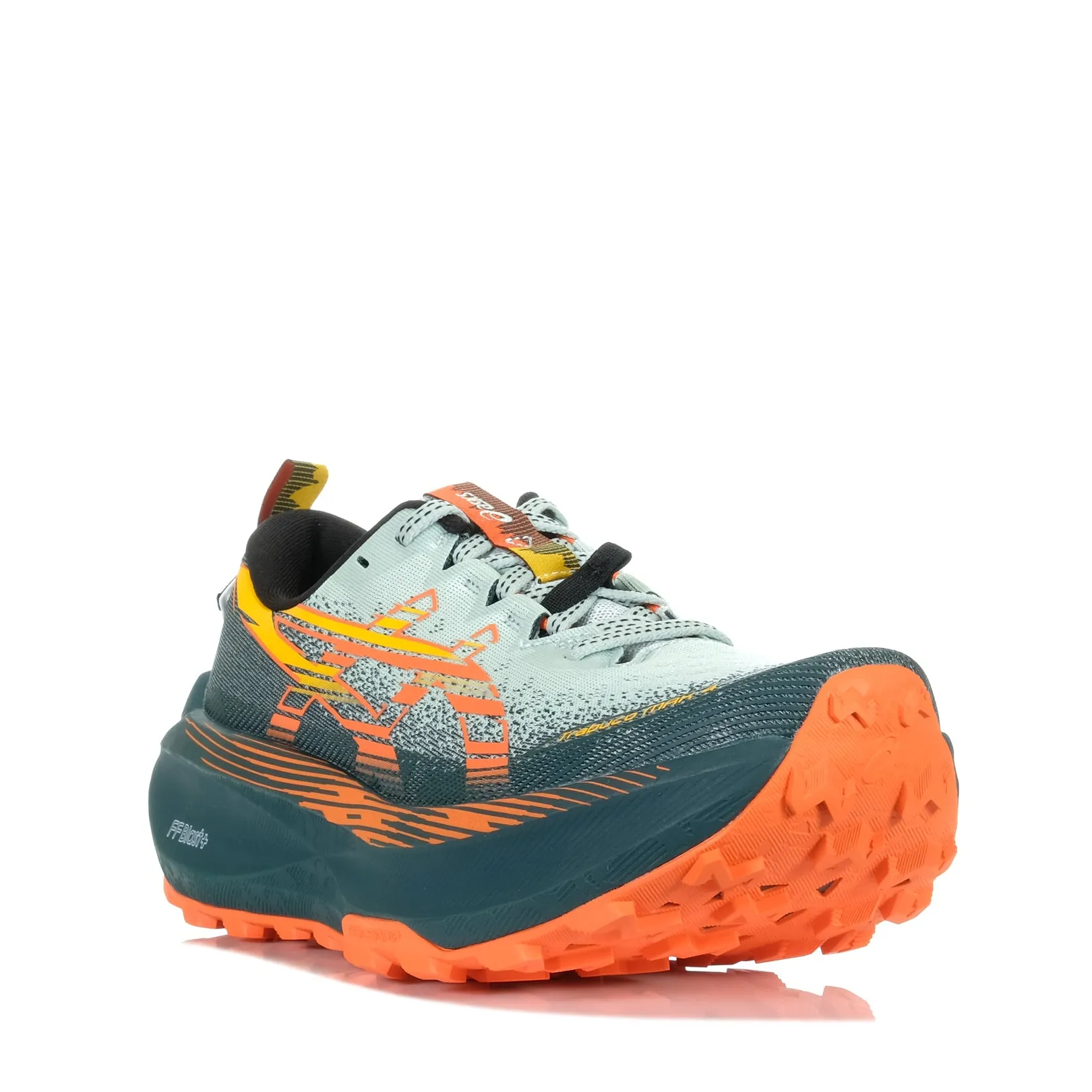 Asics Trabuco Max 4 Cold Moss/Nova Orange Shoes_Asics