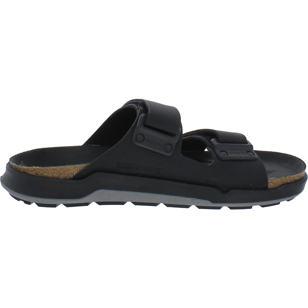 Atacama Womens Faux Leather Cork Slide Sandals