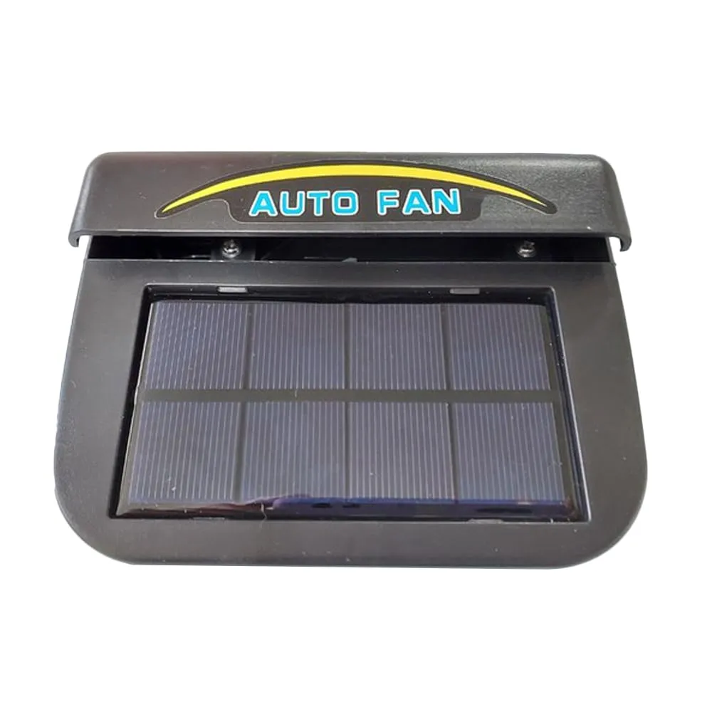 Auto Air Vent Cooling Fan Car Window Windshield Cooler Radiator Solar Powered Solar-powered car fan for ventilation