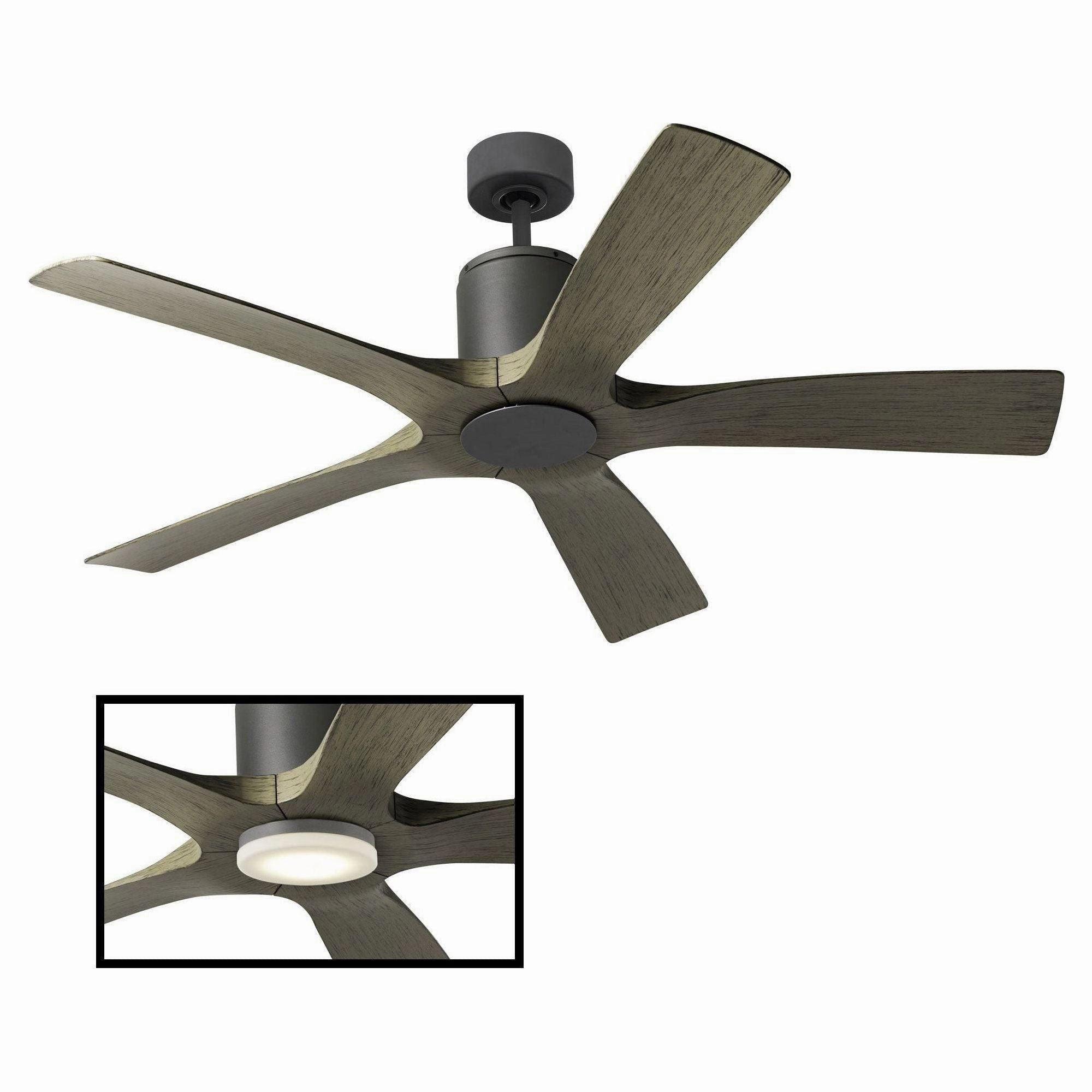 Aviator Indoor/Outdoor 5-Blade 54" Smart Ceiling Fan with Remote Control