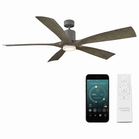 Aviator Indoor/Outdoor 5-Blade 70" Smart Ceiling Fan with Remote Control smart ceiling fans with voice control
