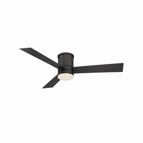 Axis 52"Ceiling Fan Matte Black ifan smart fans for connected homes