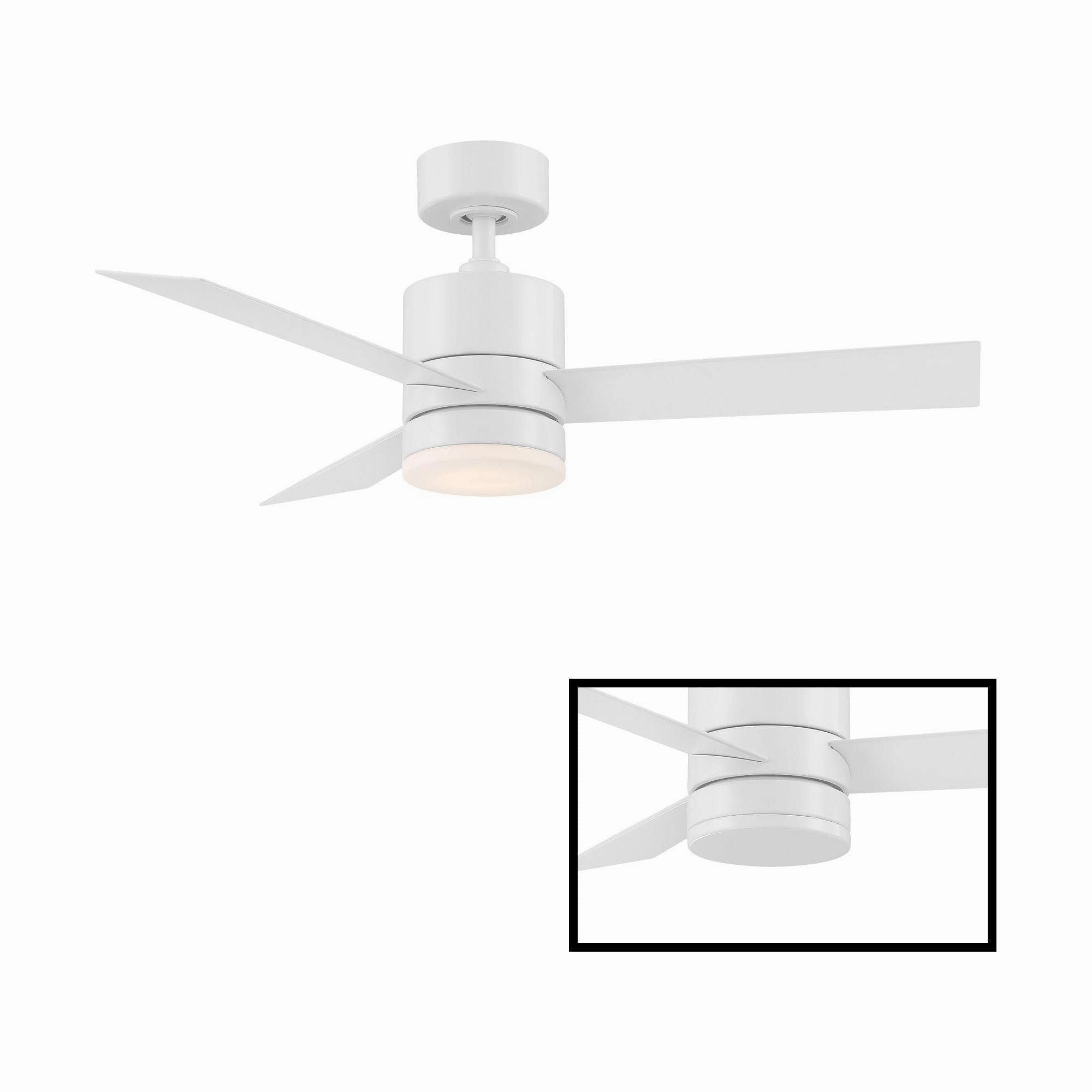 Axis Indoor/Outdoor 3-Blade 44" Smart Ceiling Fan with LED Light Kit and Remote Control