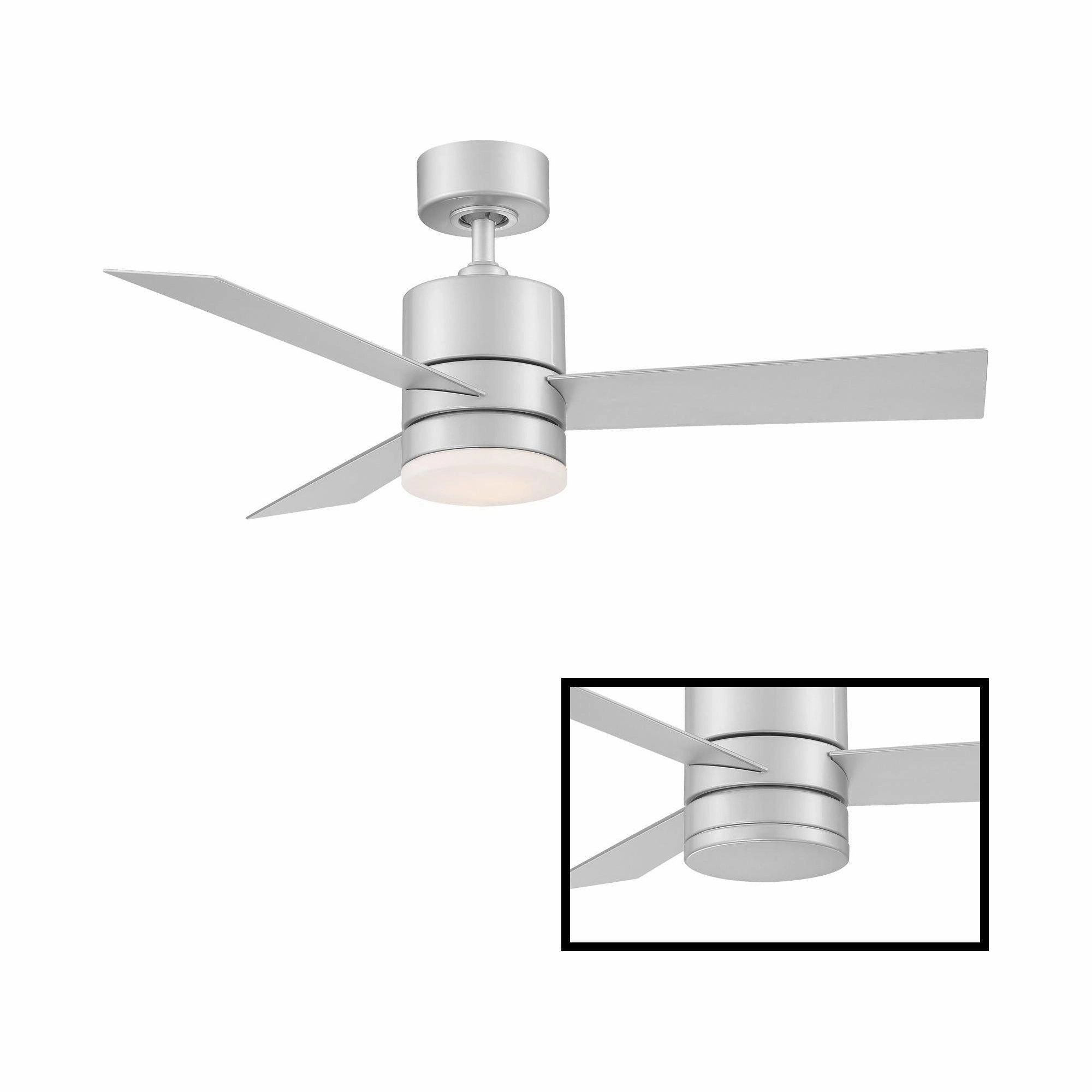 Axis Indoor/Outdoor 3-Blade 44" Smart Ceiling Fan with LED Light Kit and Remote Control