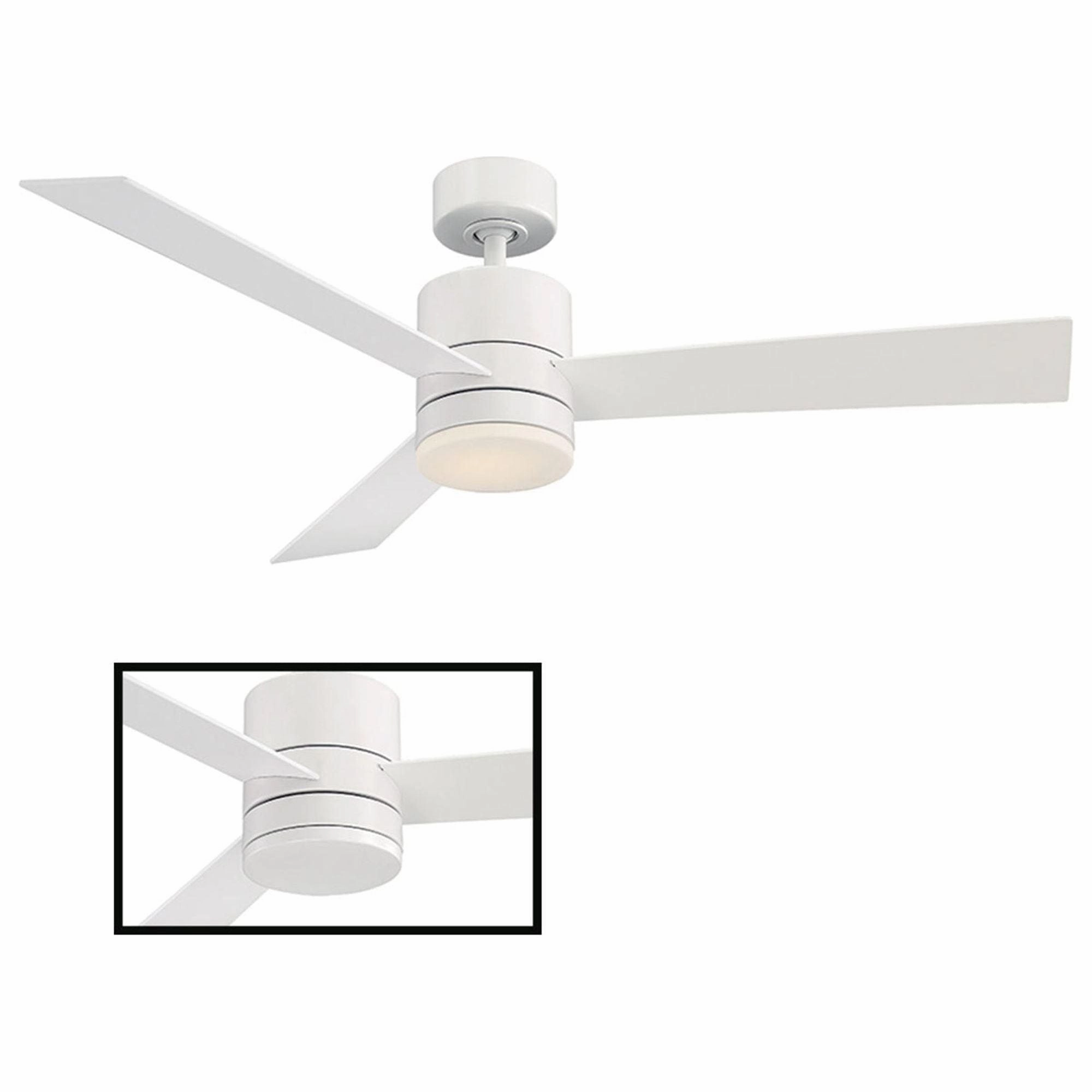 Axis Indoor/Outdoor 3-Blade 52" Smart Ceiling Fan with LED Light Kit and Remote Control