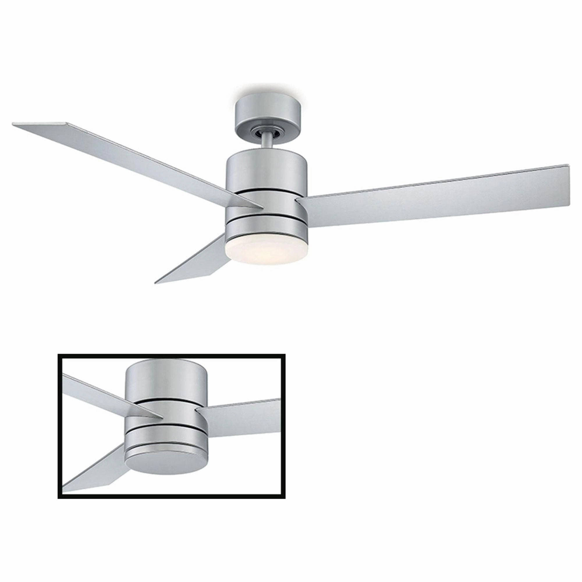 Axis Indoor/Outdoor 3-Blade 52" Smart Ceiling Fan with LED Light Kit and Remote Control