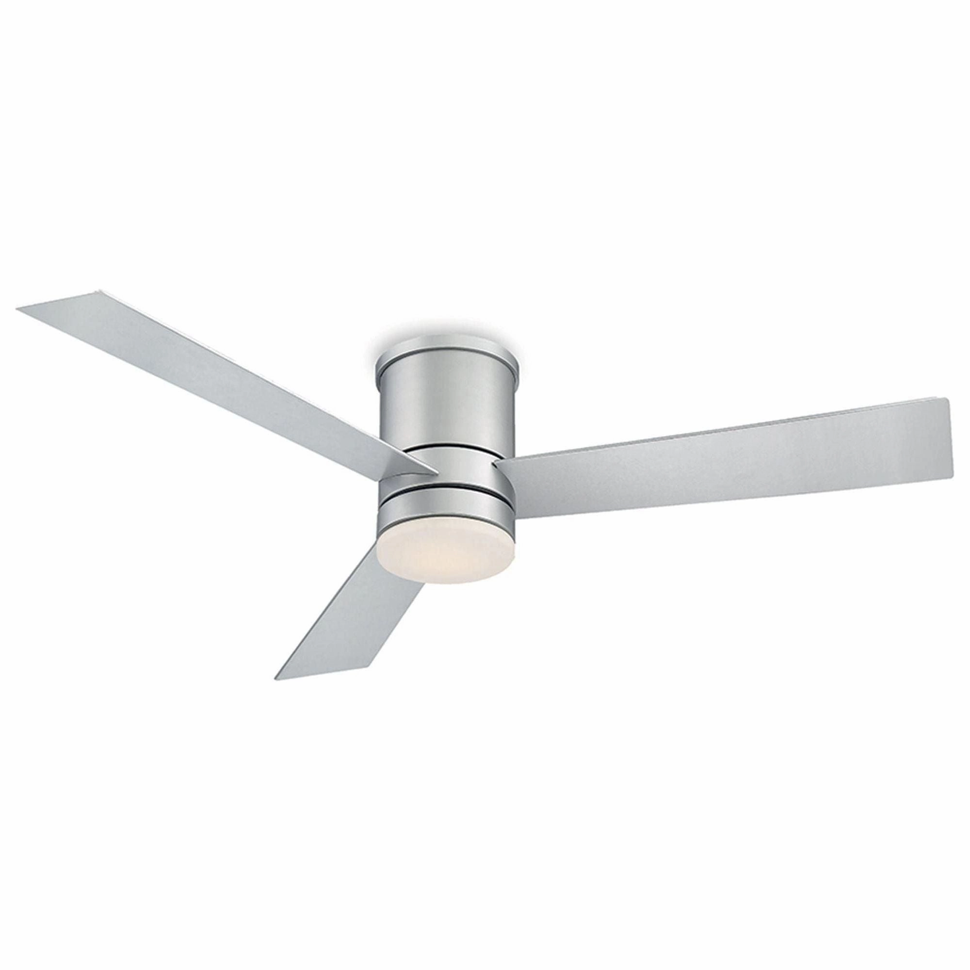 Axis Indoor/Outdoor 3-Blade 52" Smart Flush Mount Ceiling Fan with LED Light Kit and Remote Control