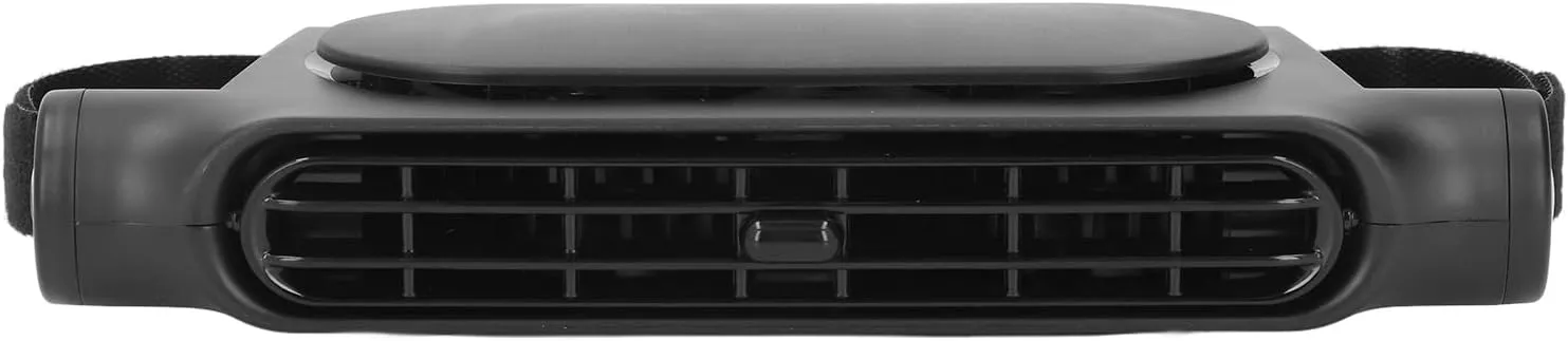 Back Seat Fan, USB Silent Leafless Seat Cooling Fan for Vehicle (Black) Rear-mounted fan for childrens safety