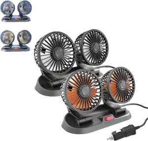 Backseat Fan For Baby Rear Facing, Fan For Backseat Kids,Adjustable Car Back-Seat F-An,USB Powered Car Seat Fans,Car Window Fans For Side Windows,3 Speeds & 360 Rotatable Window F-An (Black Orange) Rear-mounted fan for childrens safety