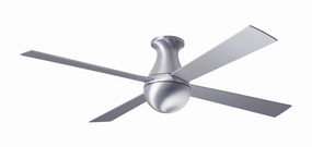 Ball Flush 52" Ceiling Fan quiet and compact hugger fans
