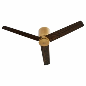 Banzai 52"Ceiling Fan Brushed Brass ifan smart fans for connected homes