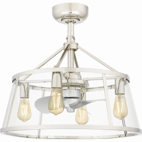 Barlow Fandelier ceiling fans with integrated LED lighting
